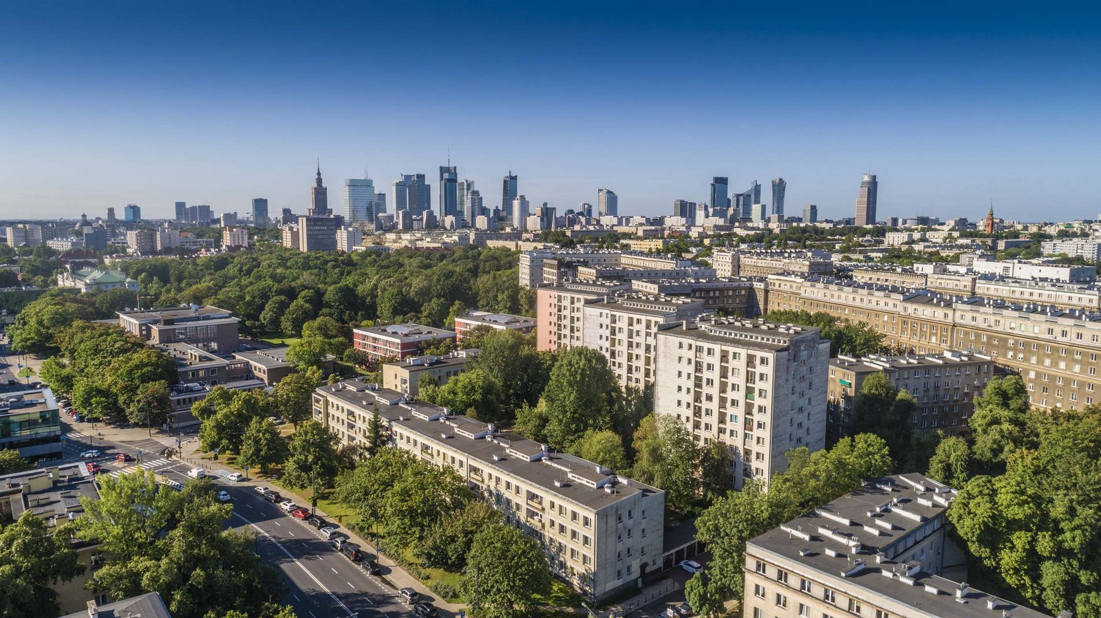 Najpiękniejsze miejsca w Łowiczu - fotografia dronowa